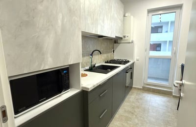 Rental of a new 3-room apartment, 70 m², Chiajna, Sector 6, Bucharest, Romania